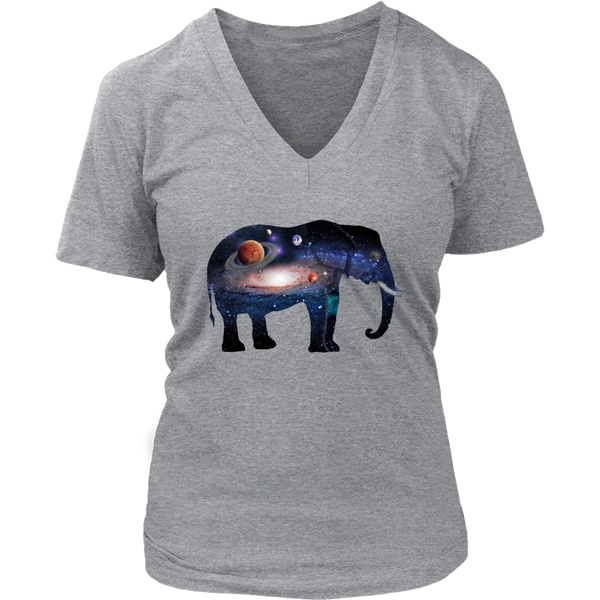Jumbo galaxy women's V-neck
