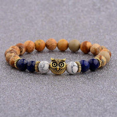 Owl charm bracelet