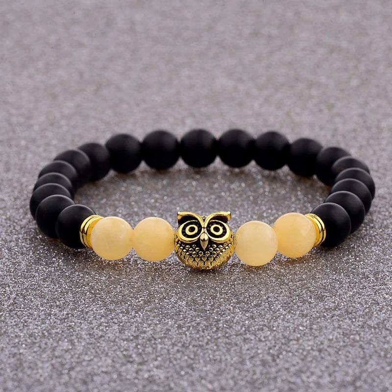 Owl charm bracelet