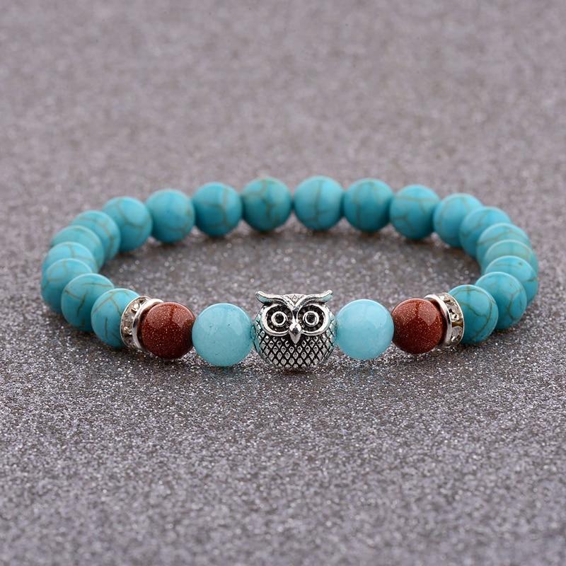 Owl charm bracelet