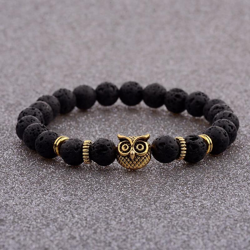 Owl charm bracelet