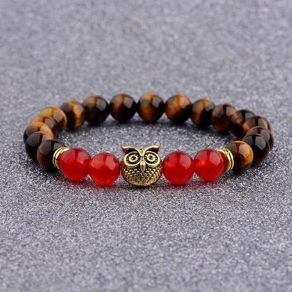 Owl charm bracelet