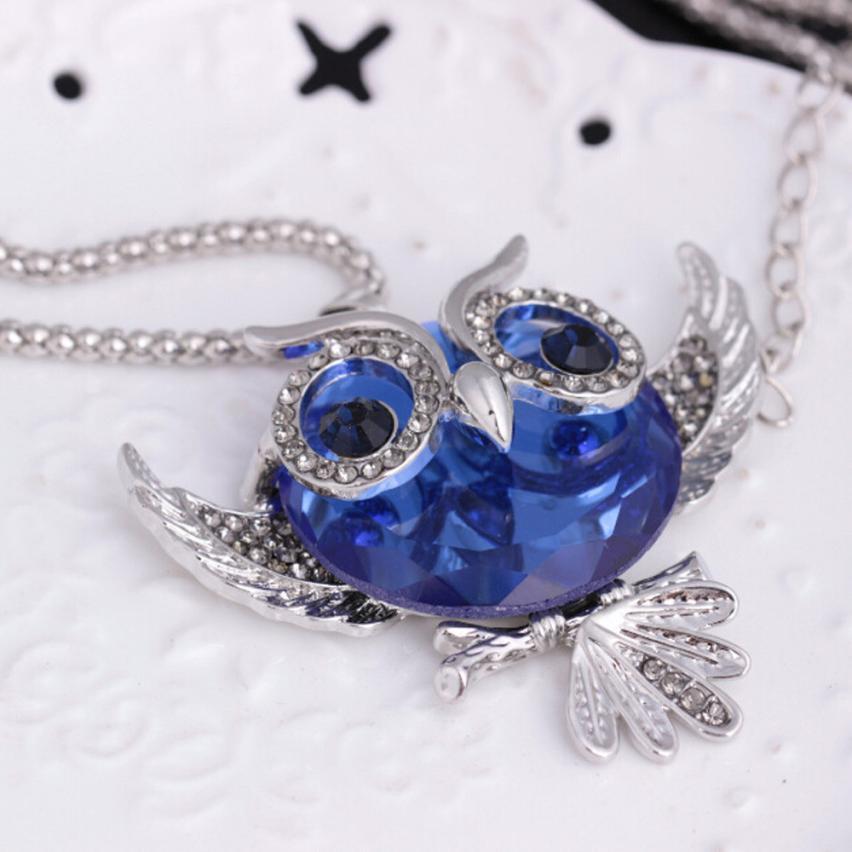 Retro owl necklace