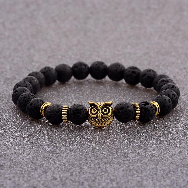 Owl charm bracelet