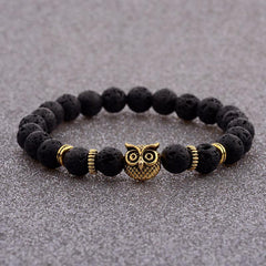 Owl charm bracelet