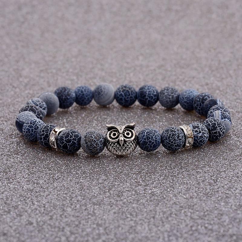 Owl charm bracelet
