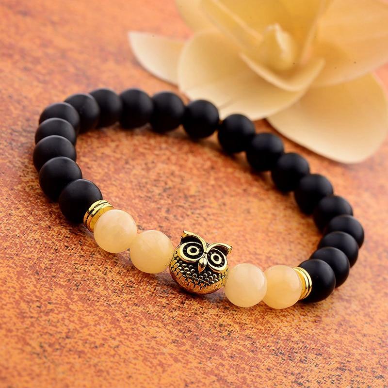 Owl charm bracelet