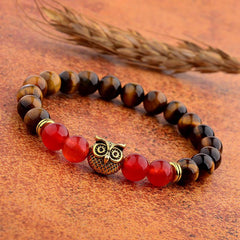 Owl charm bracelet